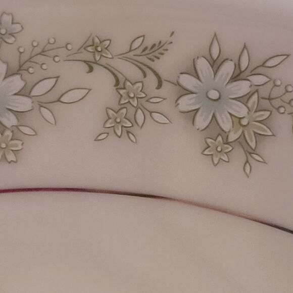 Noritake Ivory China Pattern Lexine 7007 Round Serving Bowl Vintage - Picture 3 of 8